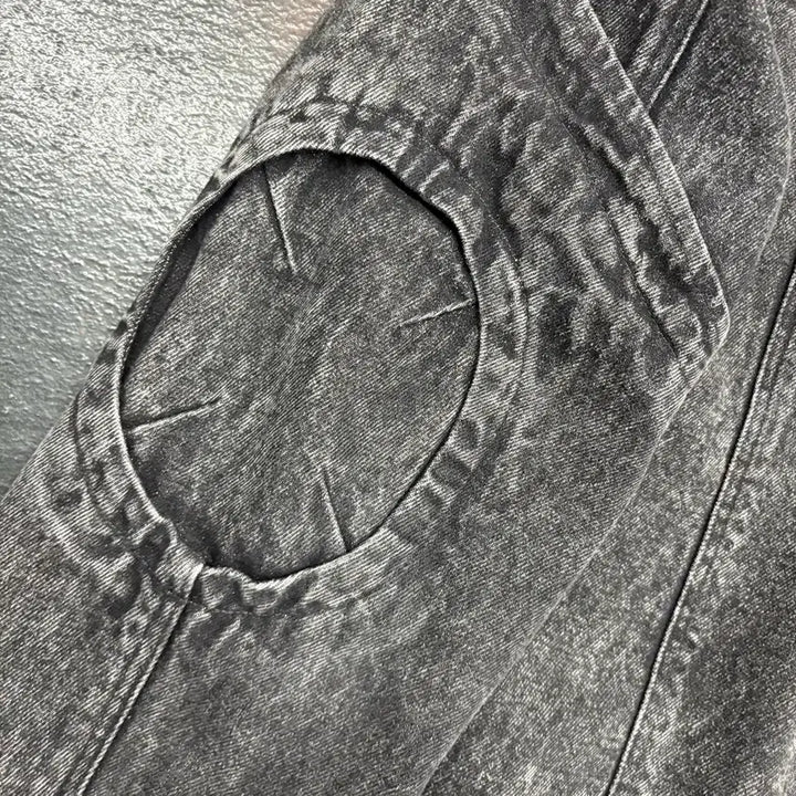 [BUNJANG] Archive Circle Washed Denim Jacket / (95)파아카이브써클워시드데님자켓