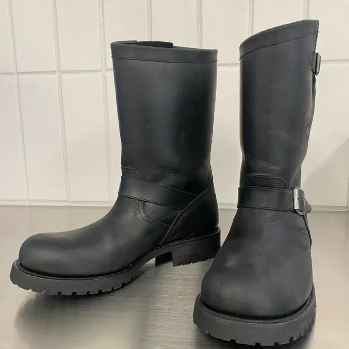 [BUNJANG] Spanish Cowhide Leather Engineer Boots / 스페인 소가죽 엔지니어부츠