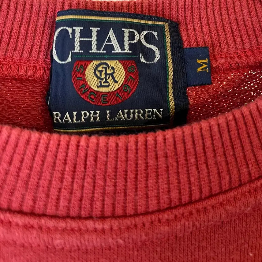 [BUNJANG] Chaps Ralph Lauren C Logo Sweatshirt / 챕스 랄프로렌 C 로고 스웻셔츠