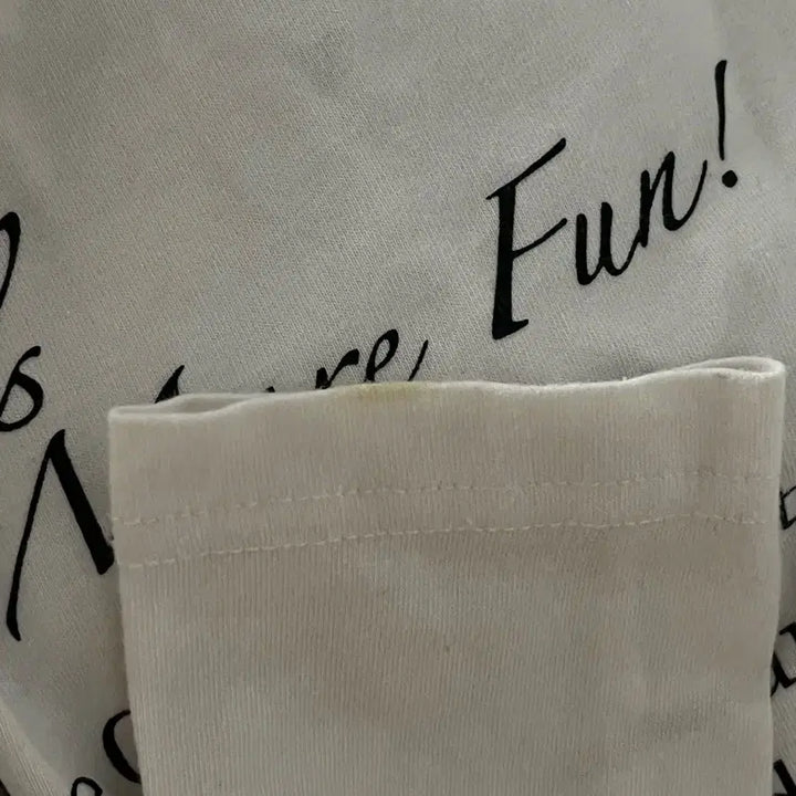 [BUNJANG] Pale Jade Lettering Tee White Y2K Style / 페일제이드 레터링티 화이트 양도 교신 시즈니룩 y2k