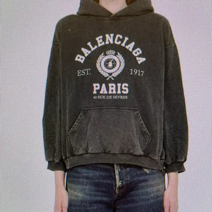 [BUNJANG] Balenciaga College Hoodie S / 발렌시아가 칼리지 후드 S