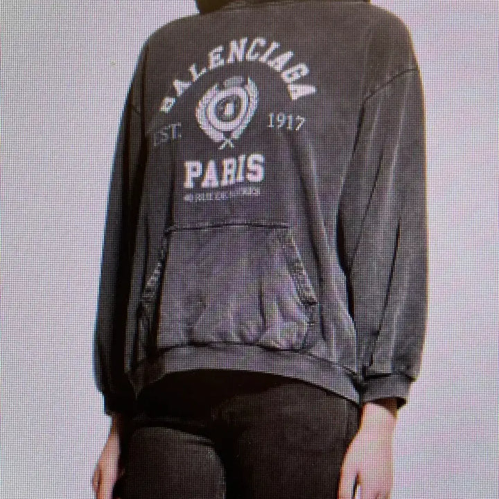 [BUNJANG] Balenciaga College Hoodie S / 발렌시아가 칼리지 후드 S