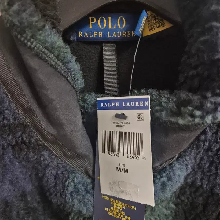 [BUNJANG] Polo Ralph Lauren Black Watch Fleece Jacket / (새상품 M) 폴로 랄프로렌 블랙와치 플리스(후리스) 자켓