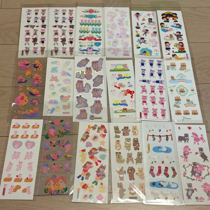 [BUNJANG] Somgom Sticker Bundle Set / 솜곰 스티커 씰스티커