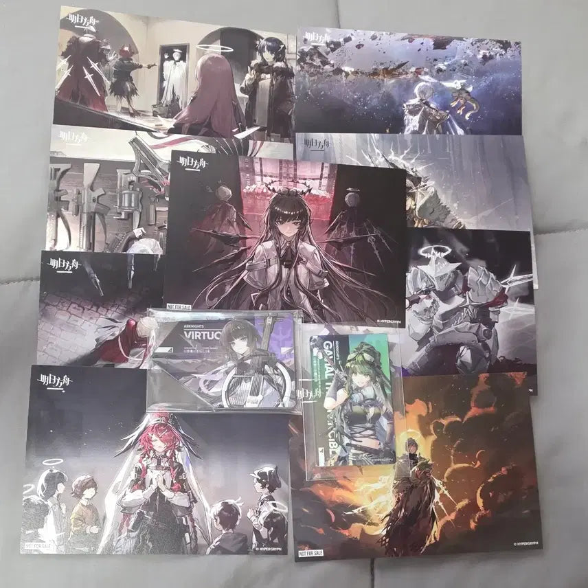 [BUNJANG] Arknights Arturia Acrylic Magnet Set / 명일방주 아트북특전 아르투리아+이격가비알 이크릴마그넷 판매