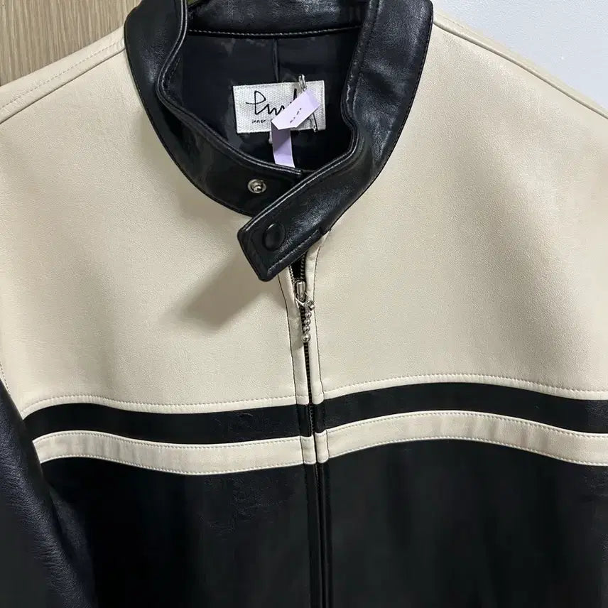 [BUNJANG] Physical Education Department Motorcycle Leather Jacket Black M / 피지컬 에듀케이션 디파트먼트 모토사이클 레더자켓 블랙 M