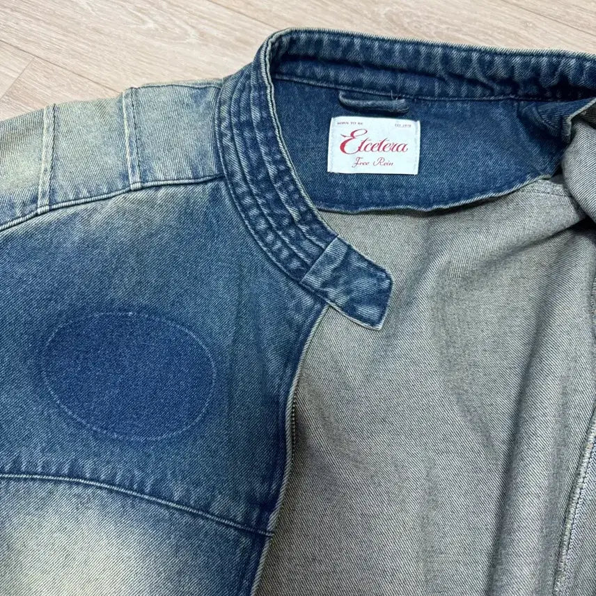 [BUNJANG] ETCE Denim Racer Jacket (M) / ETCE이티씨이데님 레이서 자켓M