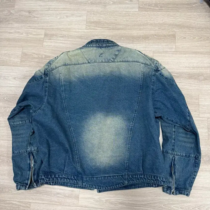 [BUNJANG] ETCE Denim Racer Jacket (M) / ETCE이티씨이데님 레이서 자켓M