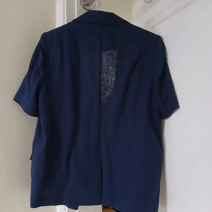 [SOLD OUT] MIXXO 믹쏘 린넨 네이비 반팔 자켓 M