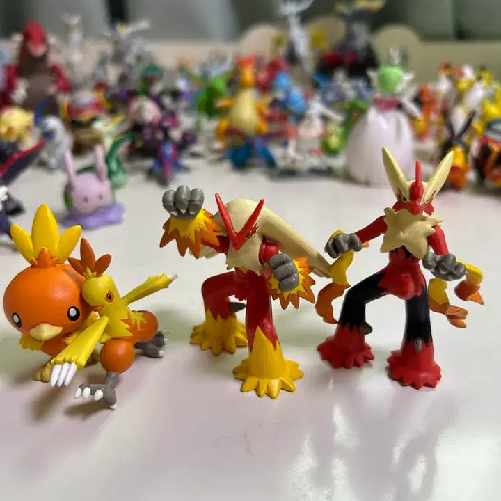 [BUNJANG] Pokemon Blaziken Mega Evolution Set Figure / 포켓몬 피규어 몬콜레 번치코 메가진화세트