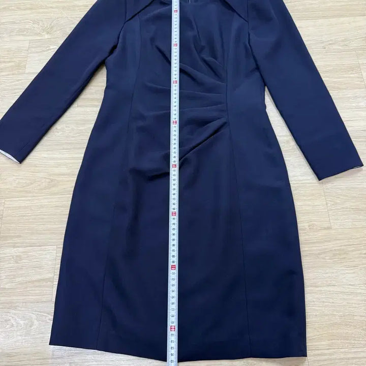 [BUNJANG] It MICHAA Navy Drape Dress / 잇미샤 네이비 정장 원피스 55(82-88-160)