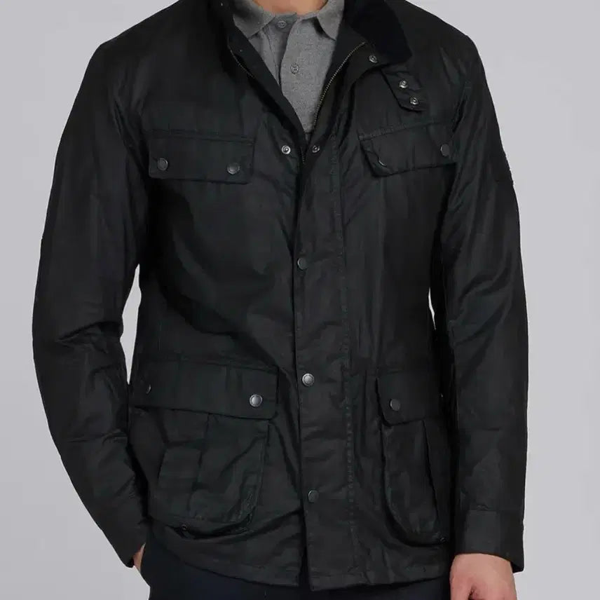 [BUNJANG] Barbour International Wax Jacket / 바버 블랙 왁스 자켓 인터네셔널 자켓