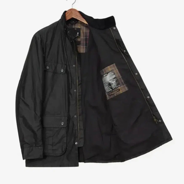 [BUNJANG] Barbour International Wax Jacket / 바버 블랙 왁스 자켓 인터네셔널 자켓