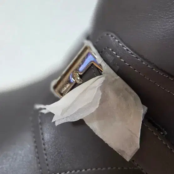 [BUNJANG] Gray Belt Boots / 그레이 밸트 부츠((새상품))