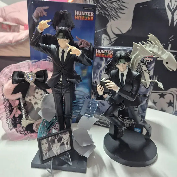 [BUNJANG] Hunter x Hunter Chrollo Lucilfer & Vibration Stars Bundle Figure Set / 헌터x헌터 클로로 루실후르 레퀴엠 / VIBRATION  2종 일괄