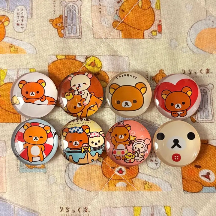 [BUNJANG] Rilakkuma Magnet and Polaroid Set / (행운의거북이 덤) 리락쿠마 미니자석 + 폴라로이드 세트