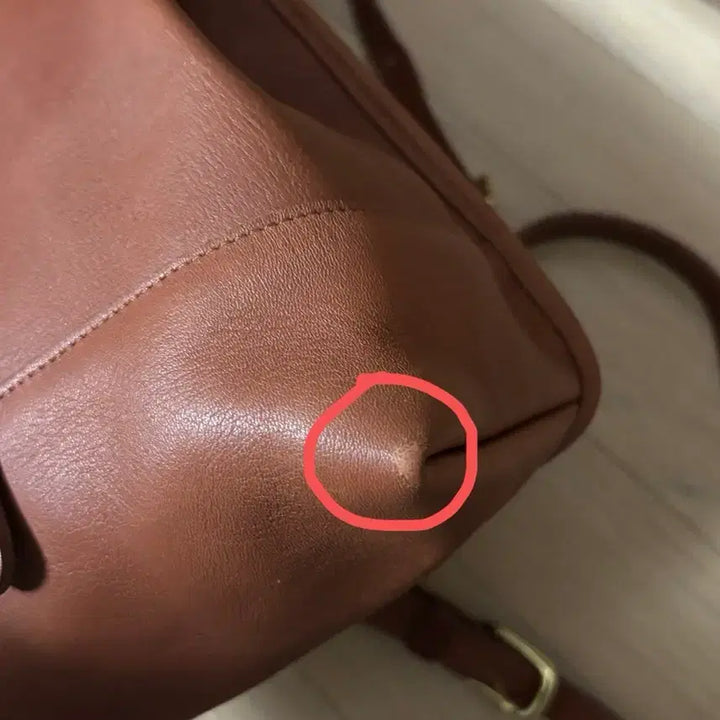 [BUNJANG] COACH Brown Leather Backpack / COACH 올드코치 브라운 레더 백팩