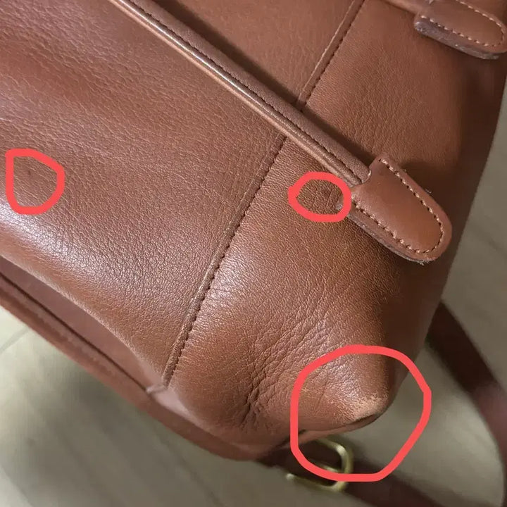 [BUNJANG] COACH Brown Leather Backpack / COACH 올드코치 브라운 레더 백팩