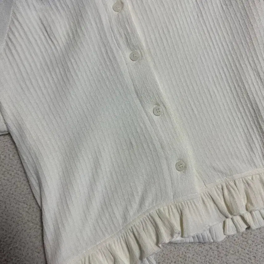 [BUNJANG] H&M Frill Cardigan S / H&M 에이치엔엠 프릴 가디건 S