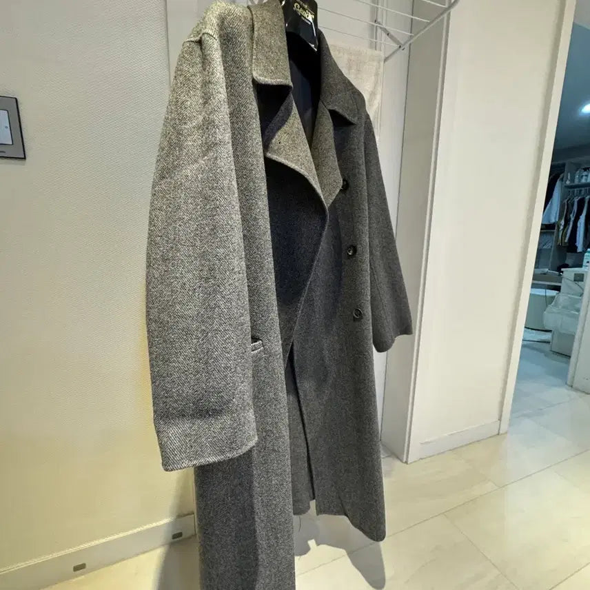 [BUNJANG] BELIER Merino Wool Handmade Double Coat 105 / 벨리에 BELIER 메리노울 핸드메이드 더블 코트 105