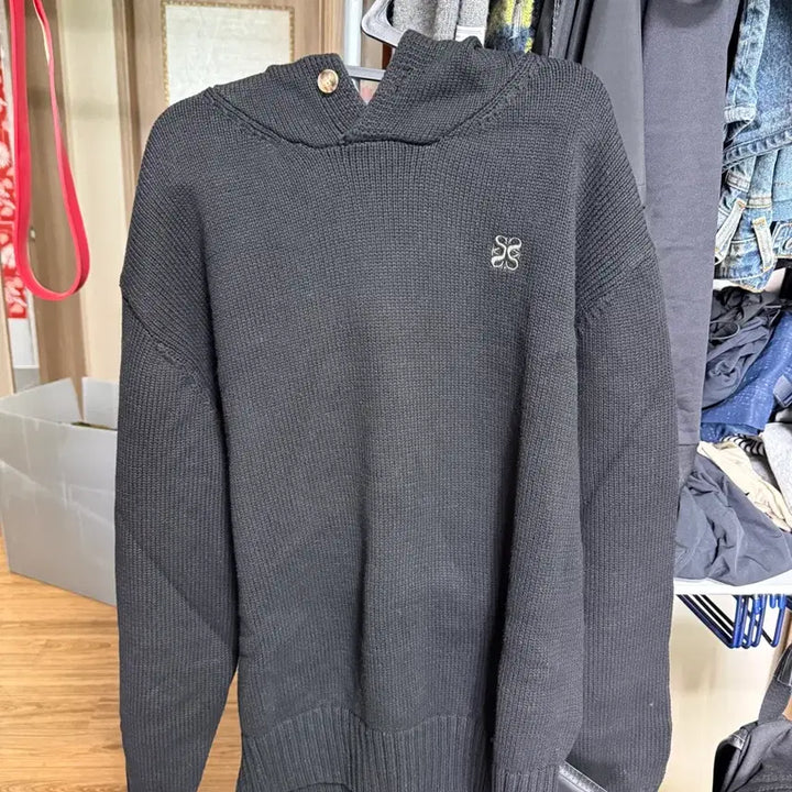 [BUNJANG] Saiter Knit Hoodie / 새터 니트 후드