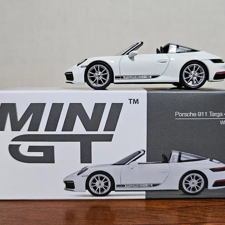 [BUNJANG] Minini GT Porsche Targa 4S White / 미니지티 포르쉐 타르가 4S 화이트