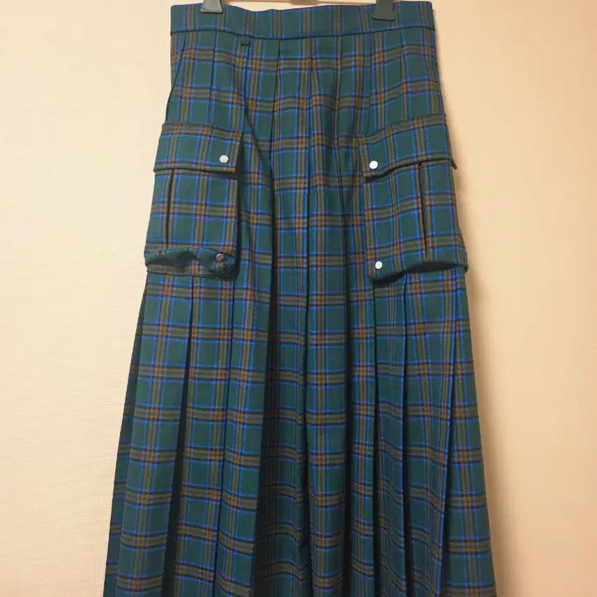 [BUNJANG] Freckle Check Long Skirt / freckle 체크스커트