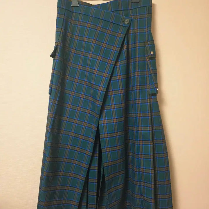 [BUNJANG] Freckle Check Long Skirt / freckle 체크스커트