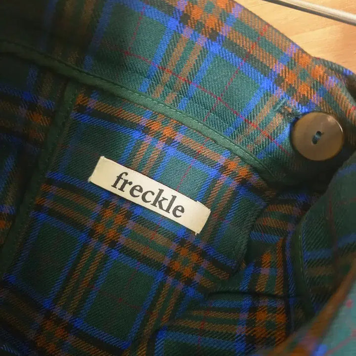 [BUNJANG] Freckle Check Long Skirt / freckle 체크스커트