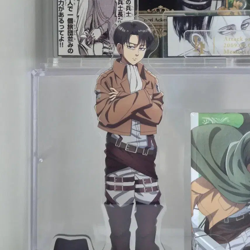 [BUNJANG] Attack on Titan Levi Chibi Acrylic Stand (Childhood) / 진격의 거인 리바이 어린시절 치비 아크릴 스탠드