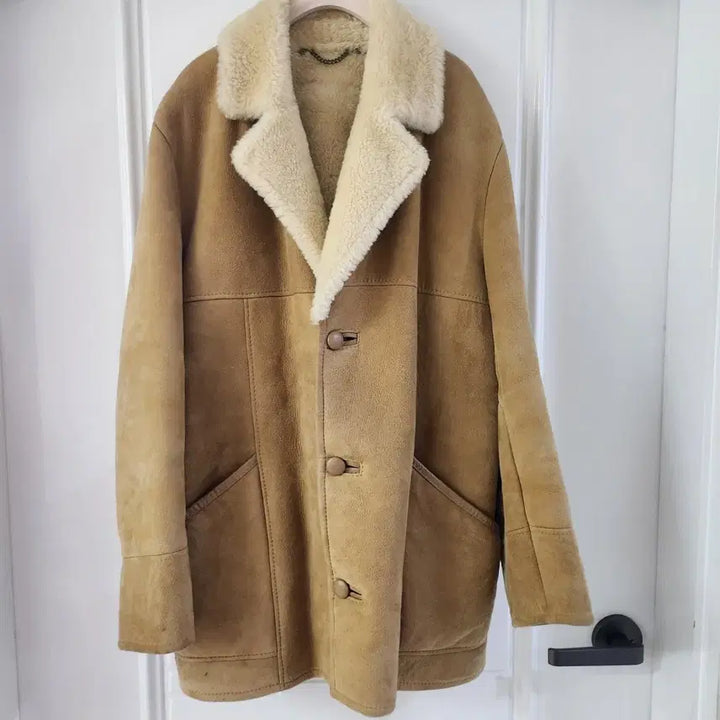 [BUNJANG] Canterbury Vintage Shearling Mouton Jacket / 켄터베리 양털 빈티지 무스탕