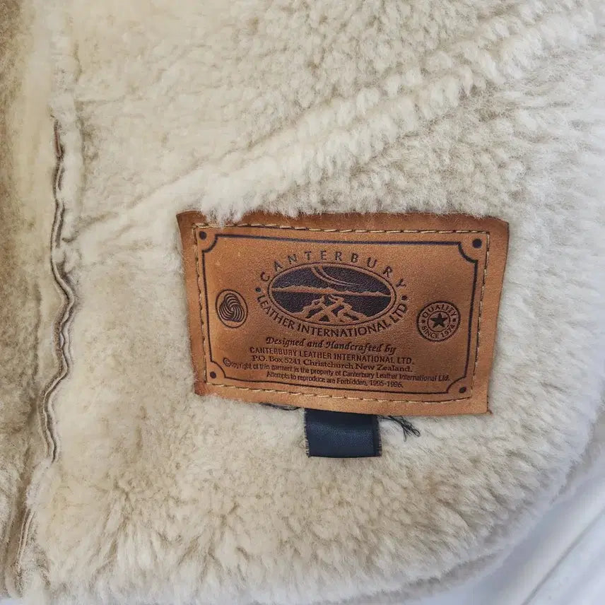 [BUNJANG] Canterbury Vintage Shearling Mouton Jacket / 켄터베리 양털 빈티지 무스탕