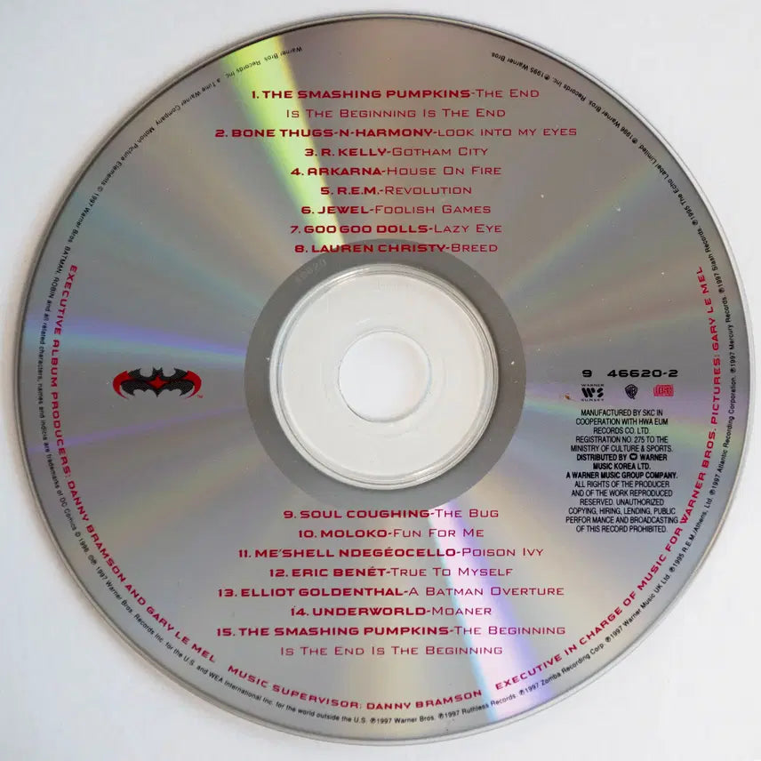 [BUNJANG] Batman &amp; Robin OST CD / 배트맨 &amp; 로빈 영화 OST CD