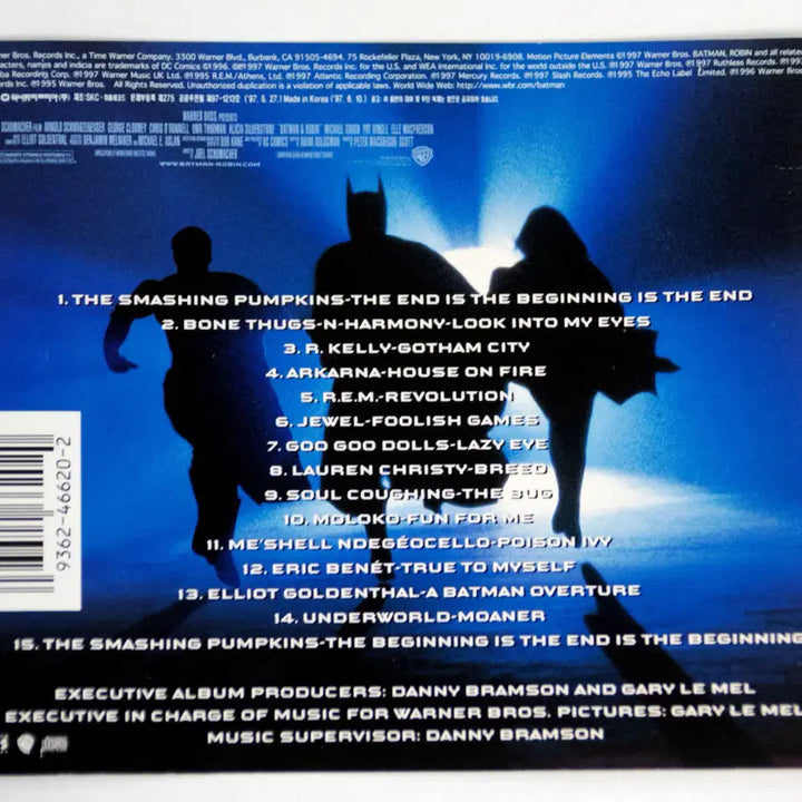 [BUNJANG] Batman &amp; Robin OST CD / 배트맨 &amp; 로빈 영화 OST CD