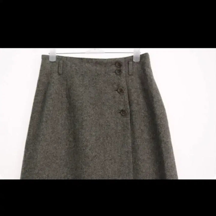 [BUNJANG] TRANS WORK Brown Wool Long Skirt / TRANS WORK 브라운 롱 모직 스커트 겨울 스커트