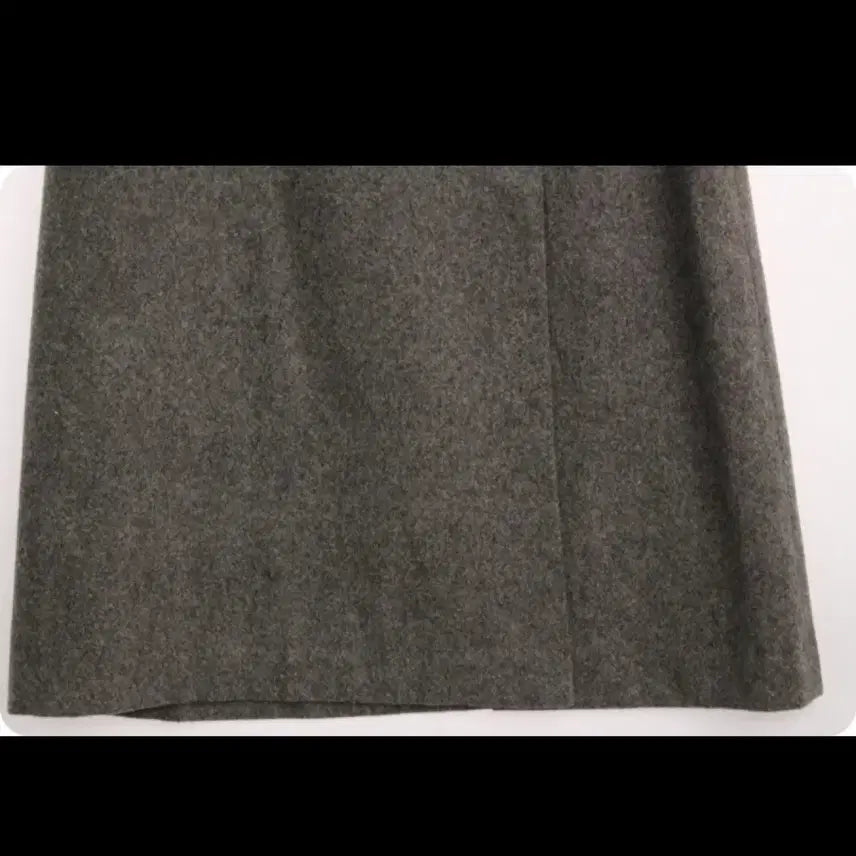 [BUNJANG] TRANS WORK Brown Wool Long Skirt / TRANS WORK 브라운 롱 모직 스커트 겨울 스커트