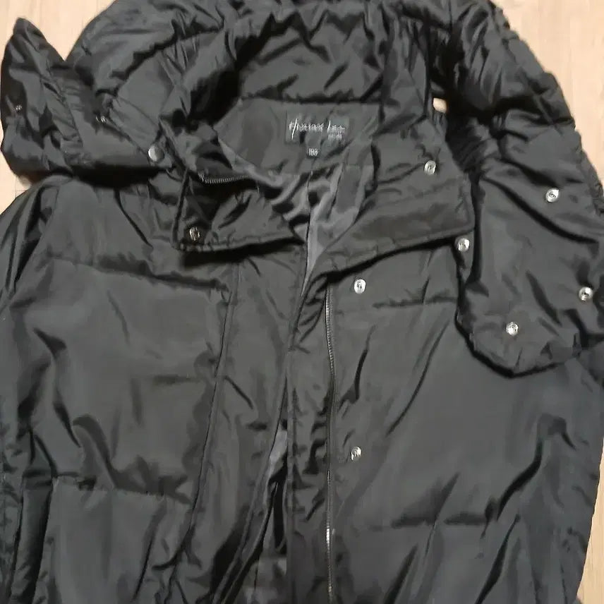 [BUNJANG] Black Slim Padded Jumper / 블랙 슬림패딩 점퍼.100