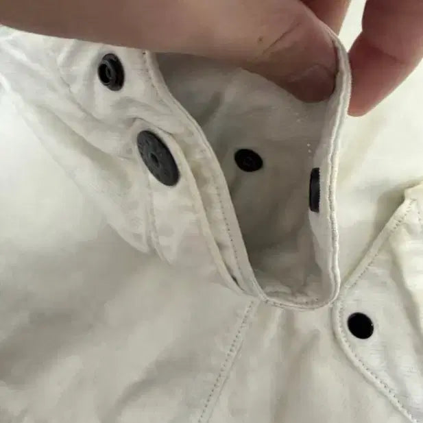 [BUNJANG] Stone Island Tyvek White Jacket / (초레어) 00's 스톤아일랜드 아카이브 Tyvek 화이트 자켓