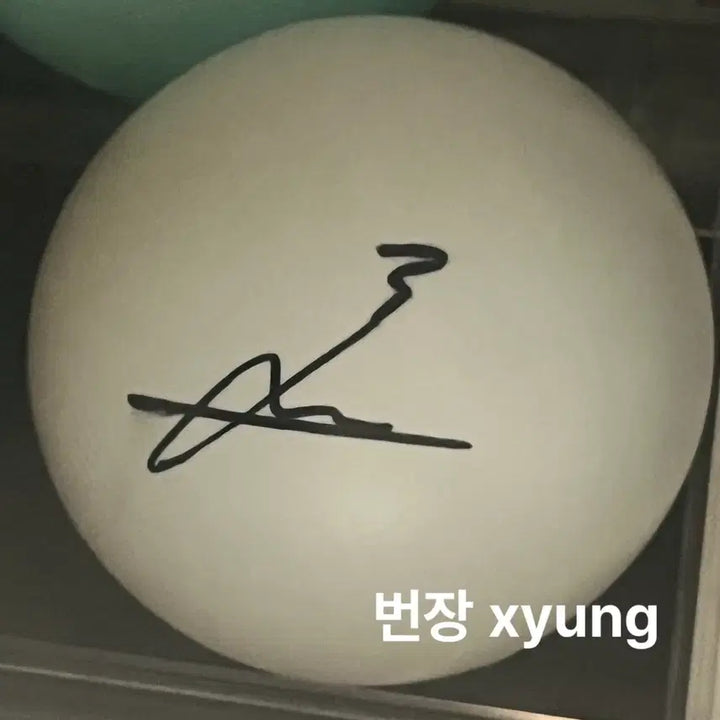 [BUNJANG] Kickflip Joo-wang Signed Ball / 킥플립 팬콘 주왕 싸인볼 양도