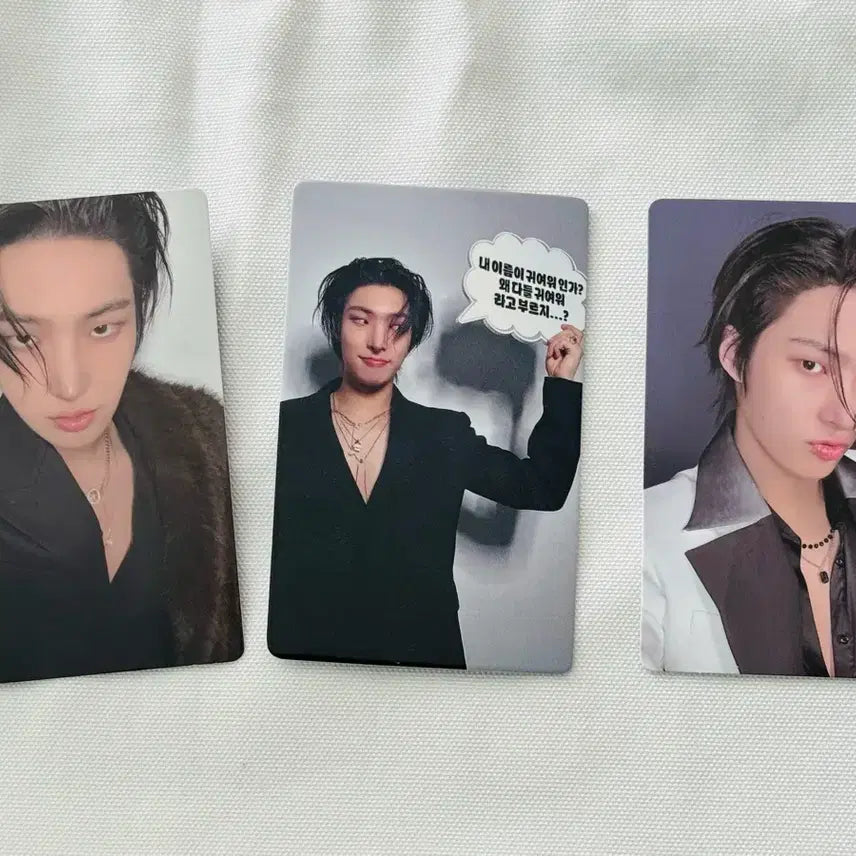 [BUNJANG] ATEEZ Mingi Jump Up & Name is Cute Photocard Bundle Set / 에이티즈 민기 점프업 이름은귀여워 톡톡 돌잡이 포카  일괄 양도