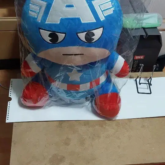 [BUNJANG] Marvel Kawaii Captain America Figure / 마블 가와이 캡틴 아메리카