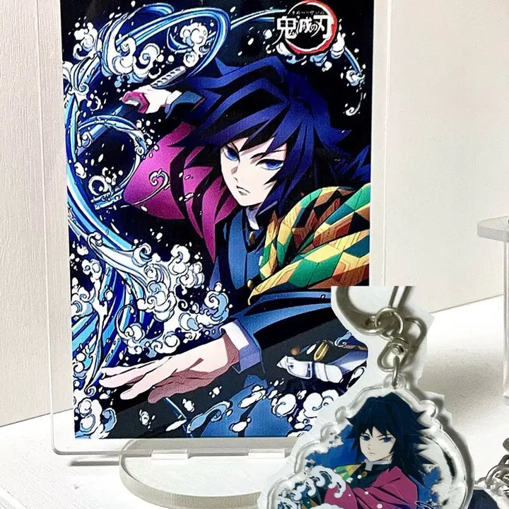 [SOLD OUT] 귀칼 기유 아크릴 스텐드, 키링 일괄 팔아용