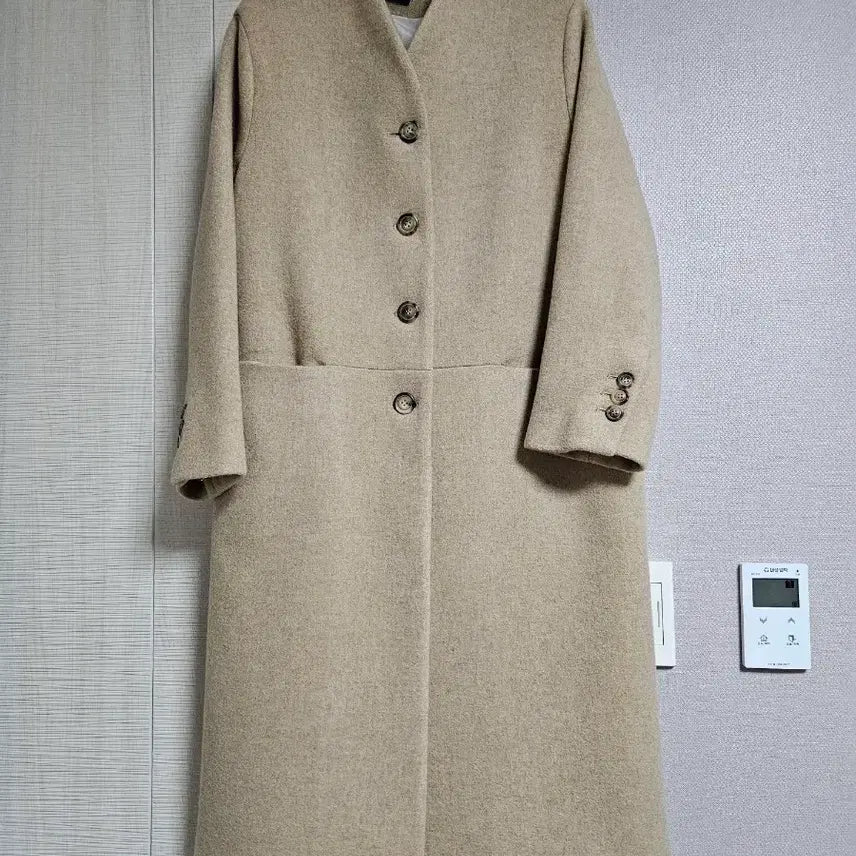 [BUNJANG] Kinder Salmon Beige Coat / 킨더살몬 코트
