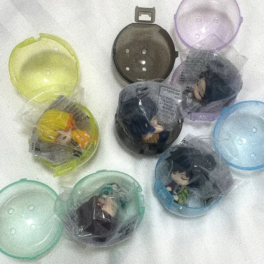 [BUNJANG] Demon Slayer Shoulder Perching Figure Set (5 Types) / [미개봉] 귀멸의 칼날 어깨쿵 5종 세트