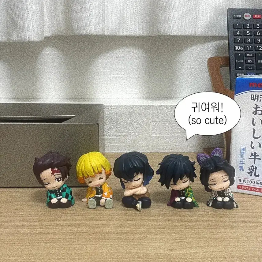 [BUNJANG] Demon Slayer Shoulder Perching Figure Set (5 Types) / [미개봉] 귀멸의 칼날 어깨쿵 5종 세트