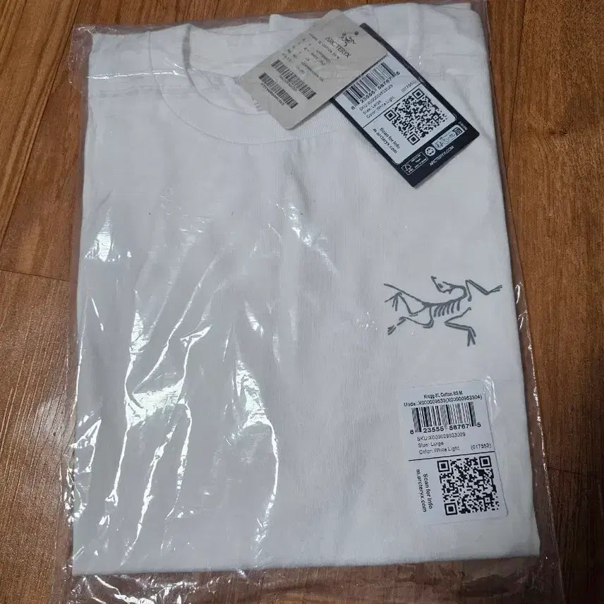[SOLD OUT] 아크테릭스 크레그 반팔 티셔츠 화이트 L