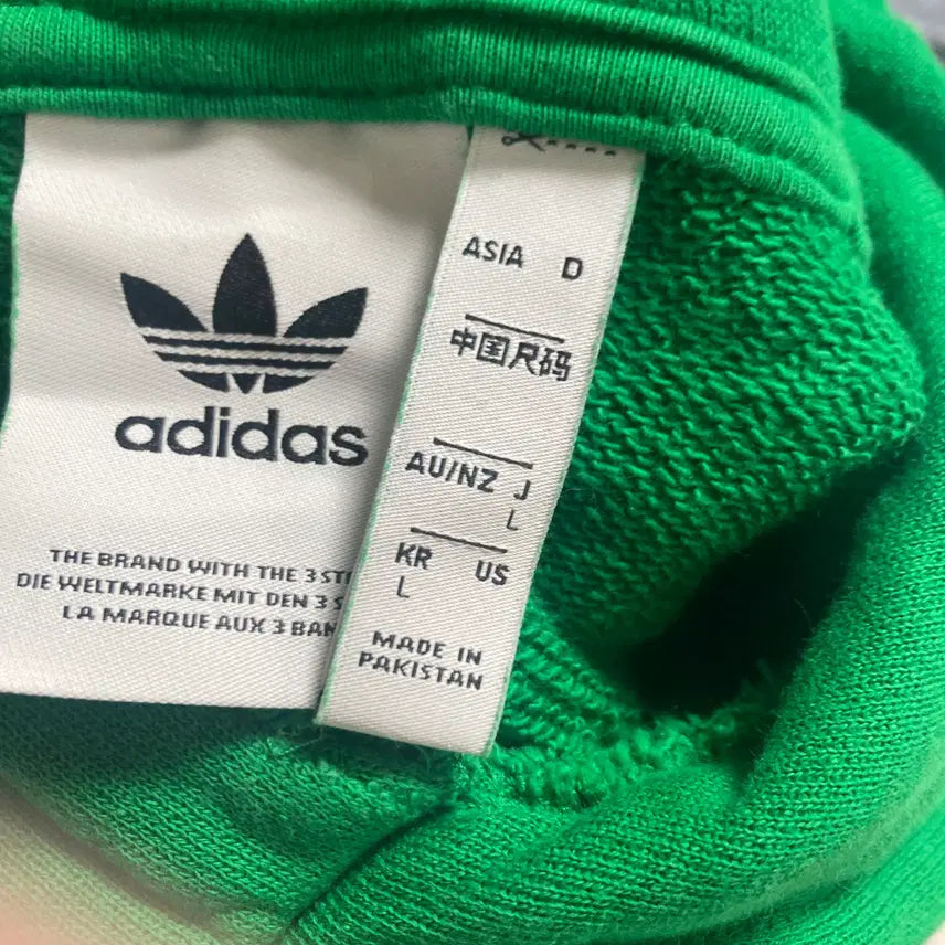[BUNJANG] Adidas Unisex Green Hoodie L / 아디다스 남녀공용그린후드티 L 호호상점
