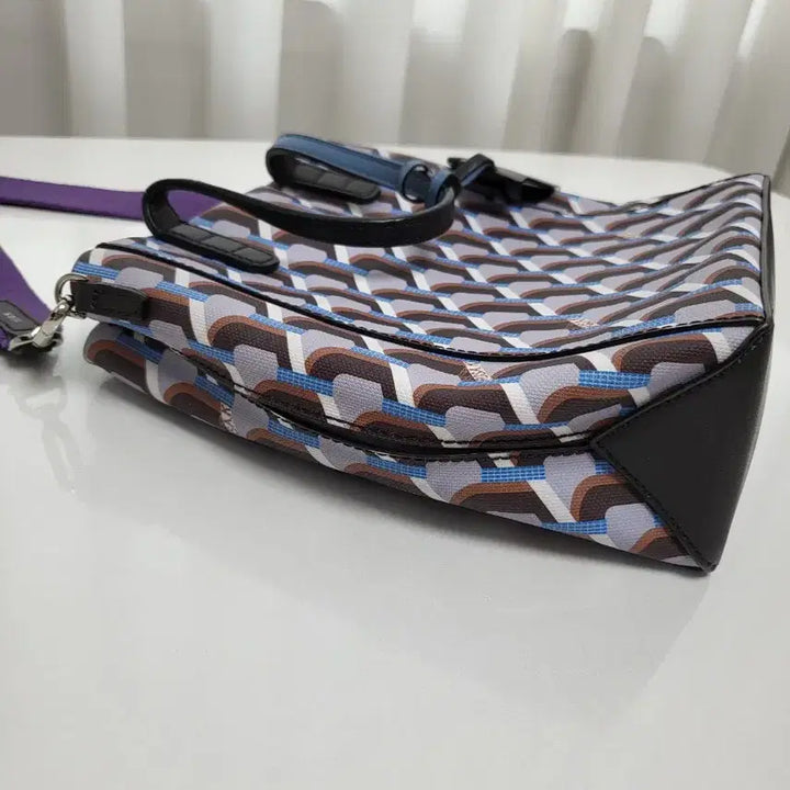[BUNJANG] Rosa.K Cabas Monogram Blue S Tote Bag / 로사케이 카바스 모노그램 블루 S
