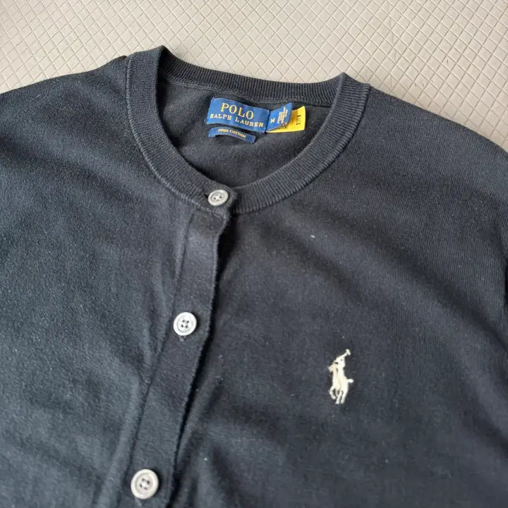 [BUNJANG] Polo Ralph Lauren Black Cardigan M Size / 폴로랄프로렌 가디건 블랙 M size