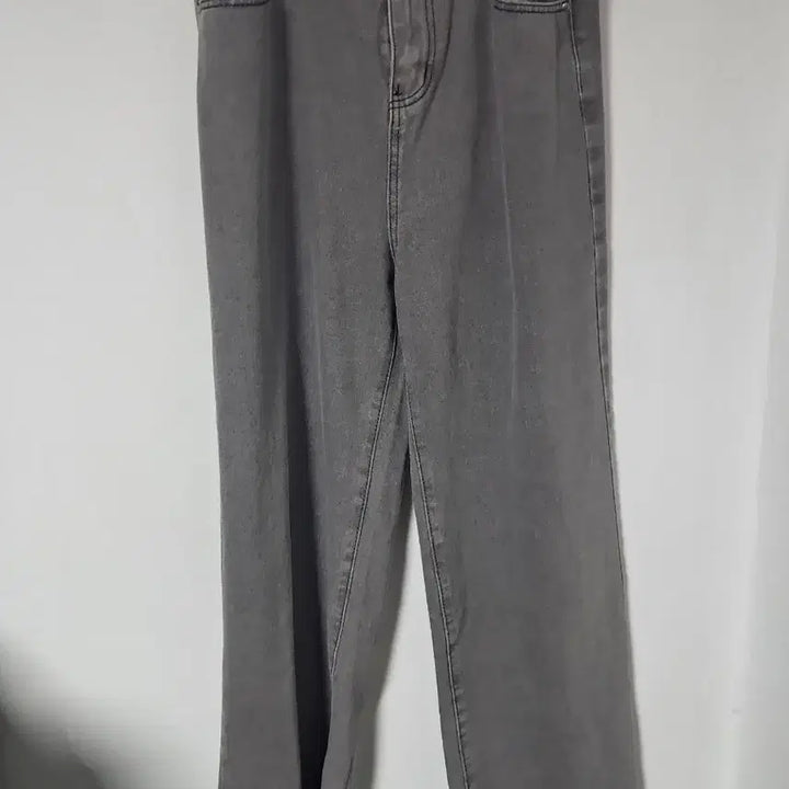 [BUNJANG] Gray Denim Wide Pants XL / 그레이 데님 와이드 팬츠XL